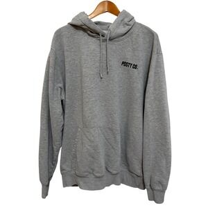 Posty Co. Men Hoodie XL Grey Post Malone Graphic Streetwear Music Merch Rock